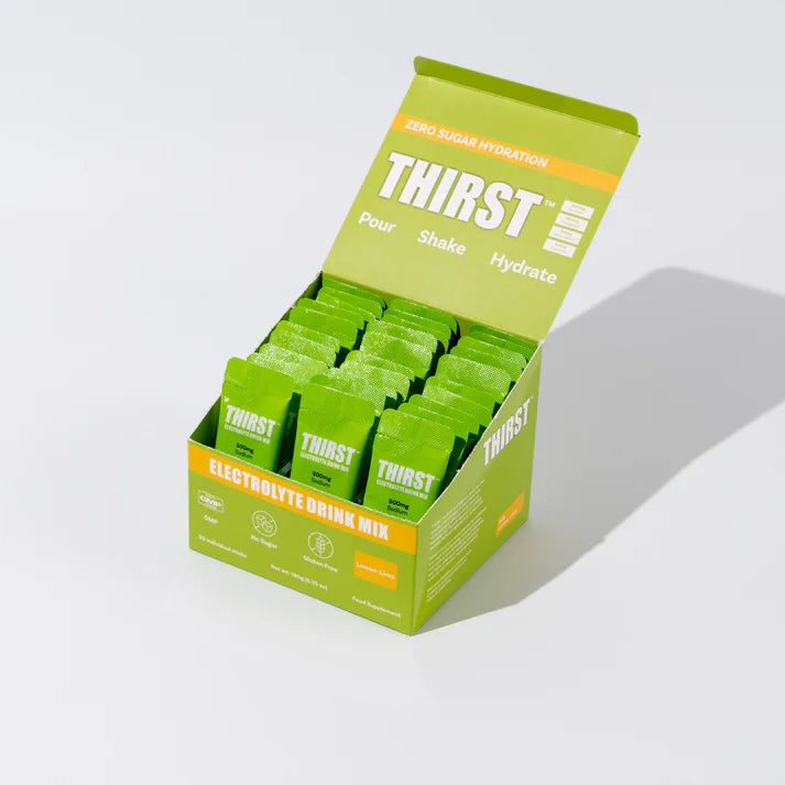 Thirst Electrolyte - Lemon and Lime Flavor - 30 Sachets
